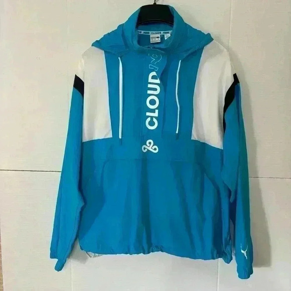 Puma x CLOUD9 Strategy Windbreaker Track Jacket 59909501 Size Medium - Picture 3 of 14